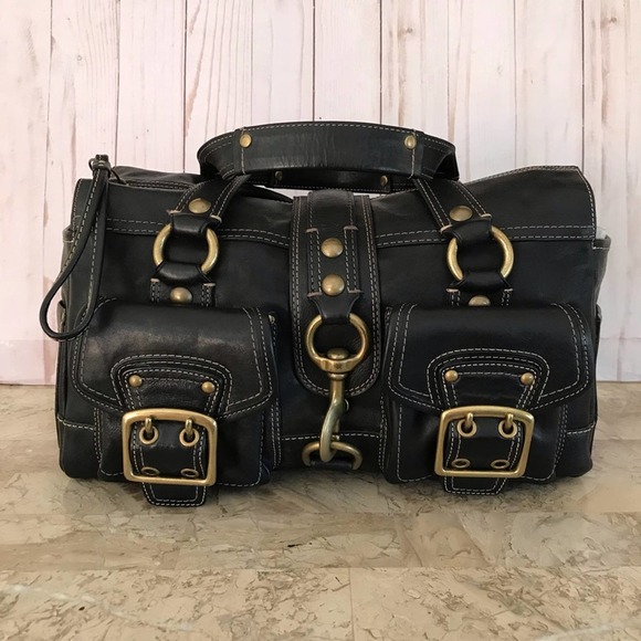 Coach Handbags - 👜👜LIMITED EDITION COACH MANDY VACHETTA BLACK BAG